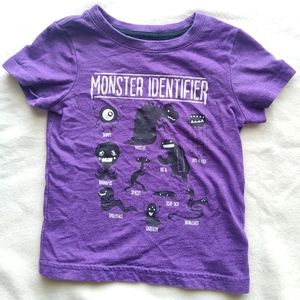 Purple T Shirt Monster Identifier Size 18 Mo